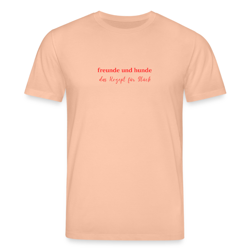 T-Shirt „Freunde und Hunde – das Rezept für Glück“ - www.Worldofdogs.store