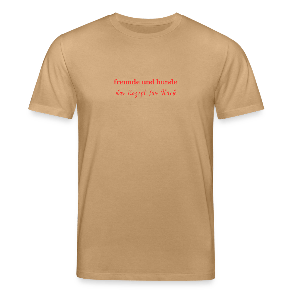 T-Shirt „Freunde und Hunde – das Rezept für Glück“ - www.Worldofdogs.store