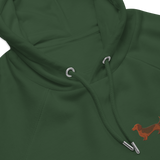 Dackel Hoodie | Stickerei | 100 % Bio-Baumwolle