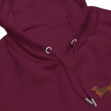 Dackel Hoodie | Stickerei | 100 % Bio-Baumwolle