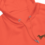 Dackel Hoodie | Stickerei | 100 % Bio-Baumwolle