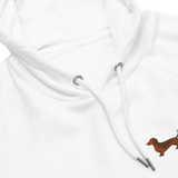 Dackel Hoodie | Stickerei | 100 % Bio-Baumwolle