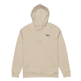 Exklusiver beigefarbener Hoodie mit Pointer-Design – stilvolles und bequemes Kleidungsstück für Hundeliebhaber.