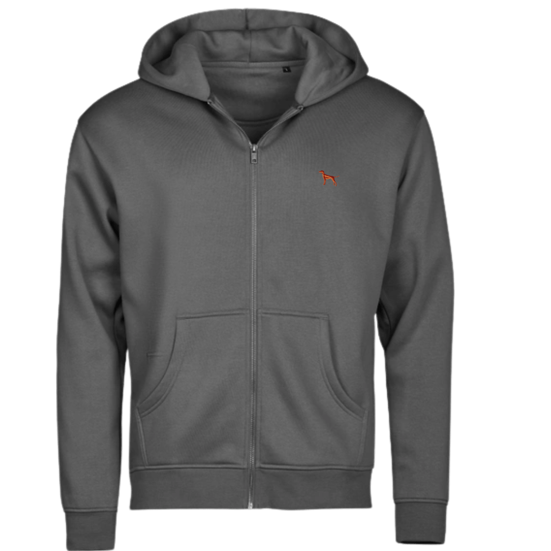 UNISEX FOREST SWEATSHIRT JACKE - Grau | Biobaumwolle - www.Worldofdogs.store