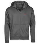 UNISEX FOREST SWEATSHIRT JACKE - Grau | Biobaumwolle - www.Worldofdogs.store