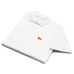 UNISEX POLO SHIRT mit Dackelstickerei - 100 % Baumwolle - www.Worldofdogs.store