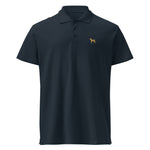 UNISEX POLO SHIRT mit Drahthaarstickerei - 100 % Baumwolle - www.Worldofdogs.store