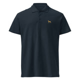 UNISEX POLO SHIRT mit Drahthaarstickerei - 100 % Baumwolle - www.Worldofdogs.store