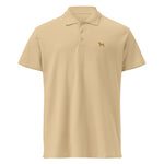 UNISEX POLO SHIRT mit Drahthaarstickerei - 100 % Baumwolle - www.Worldofdogs.store