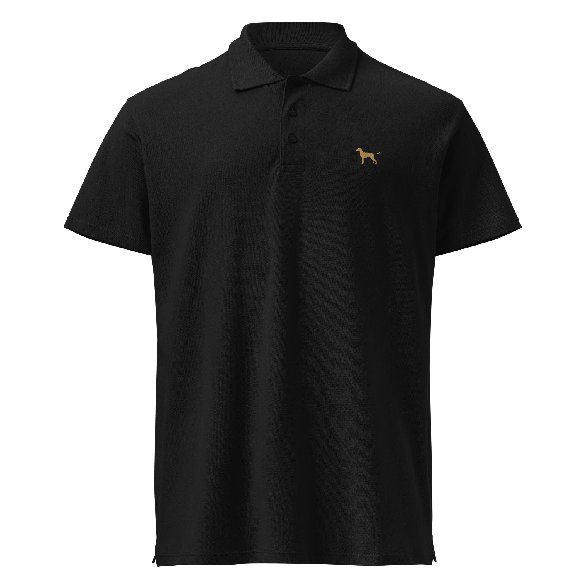 UNISEX POLO SHIRT mit Hundestickerei - 100 % Baumwolle - www.Worldofdogs.store