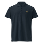 UNISEX POLO SHIRT mit Hundestickerei - 100 % Baumwolle - www.Worldofdogs.store