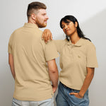 UNISEX POLO SHIRT mit Hundestickerei - 100 % Baumwolle - www.Worldofdogs.store