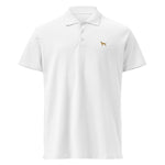 UNISEX POLO SHIRT mit Hundestickerei - 100 % Baumwolle - www.Worldofdogs.store