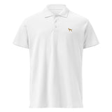 UNISEX POLO SHIRT mit Hundestickerei - 100 % Baumwolle - www.Worldofdogs.store