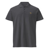 UNISEX POLO SHIRT mit Hundestickerei - 100 % Baumwolle - www.Worldofdogs.store