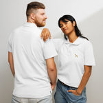 UNISEX POLO SHIRT mit Stickerei - 100 % Baumwolle - www.Worldofdogs.store