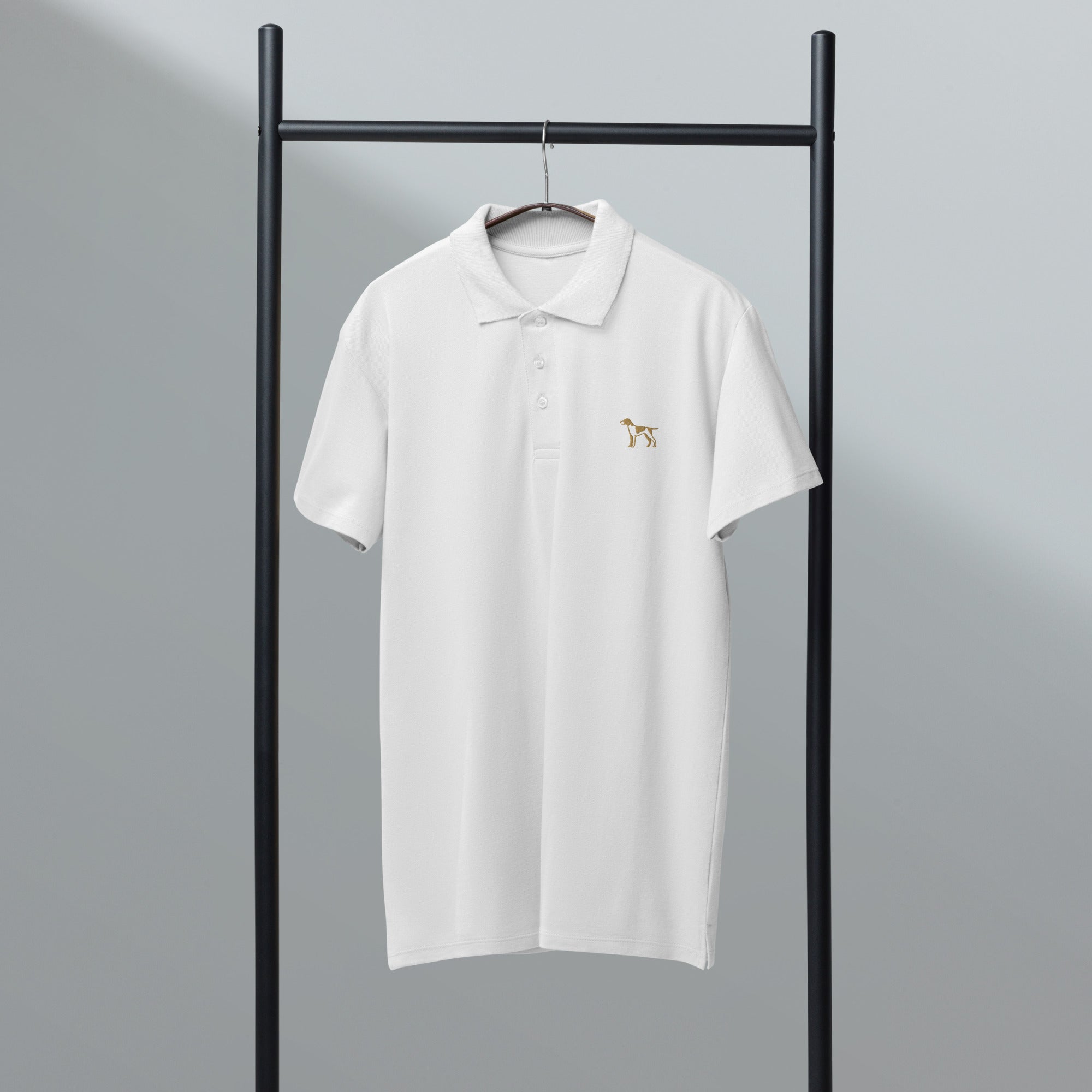 UNISEX POLO SHIRT mit Stickerei - 100 % Baumwolle - www.Worldofdogs.store