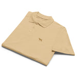 UNISEX POLO SHIRT mit Vizslastickerei - 100 % Baumwolle - www.Worldofdogs.store