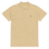 UNISEX POLO SHIRT mit Weimaranerstickerei - 100 % Baumwolle - www.Worldofdogs.store