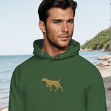 Vizsla Hoodie | Stickerei | 100 % Baumwolle