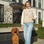 Unisex Sherpa Weste - beige - www.Worldofdogs.store