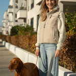 Unisex Sherpa Weste - beige - www.Worldofdogs.store