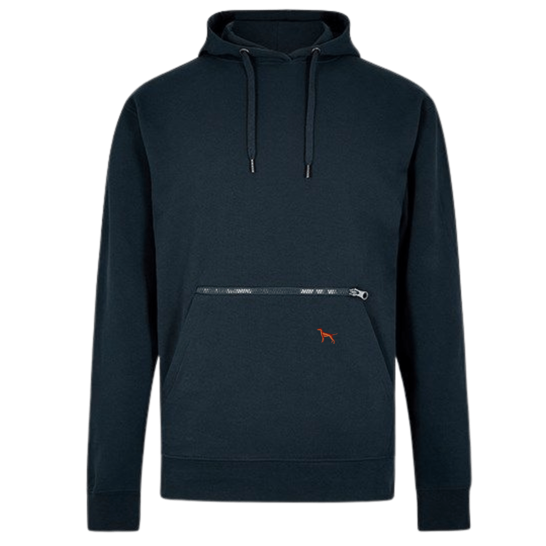 URBAN PAW HOODIE mit Reißverschluss - Detail - Blau - www.Worldofdogs.store