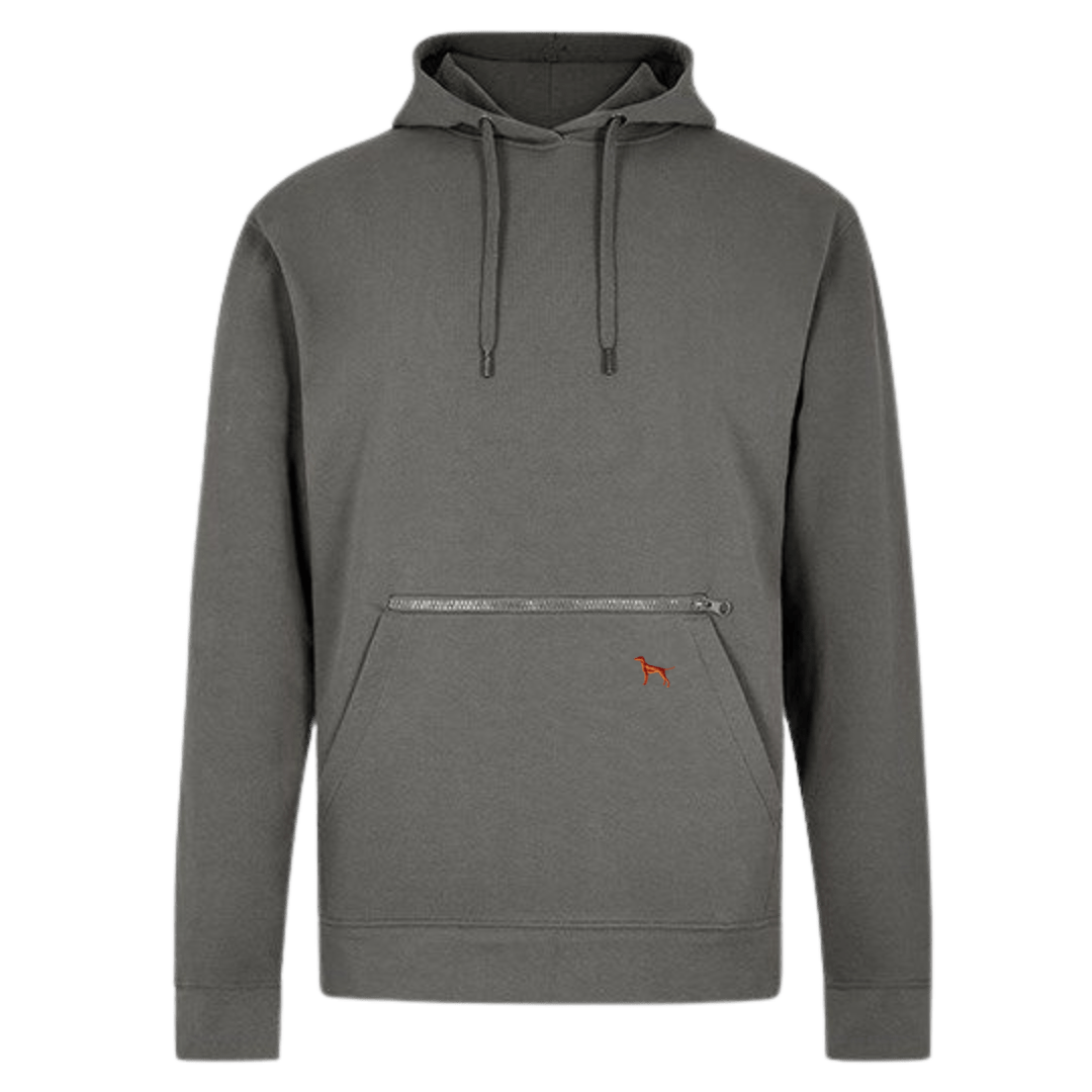 URBAN PAW HOODIE mit Reißverschluss - Detail - Grau - www.Worldofdogs.store