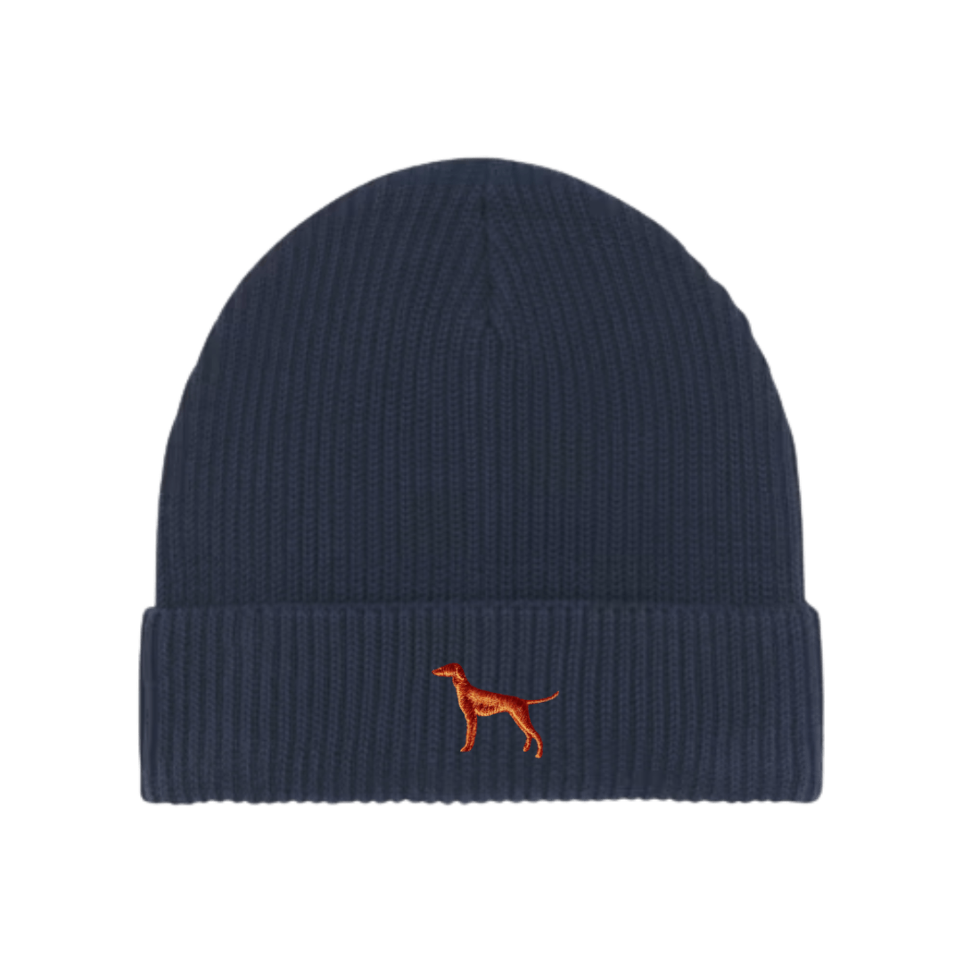 Vizsla / Hundemotiv Wintermütze - mit Stickerei - www.Worldofdogs.store