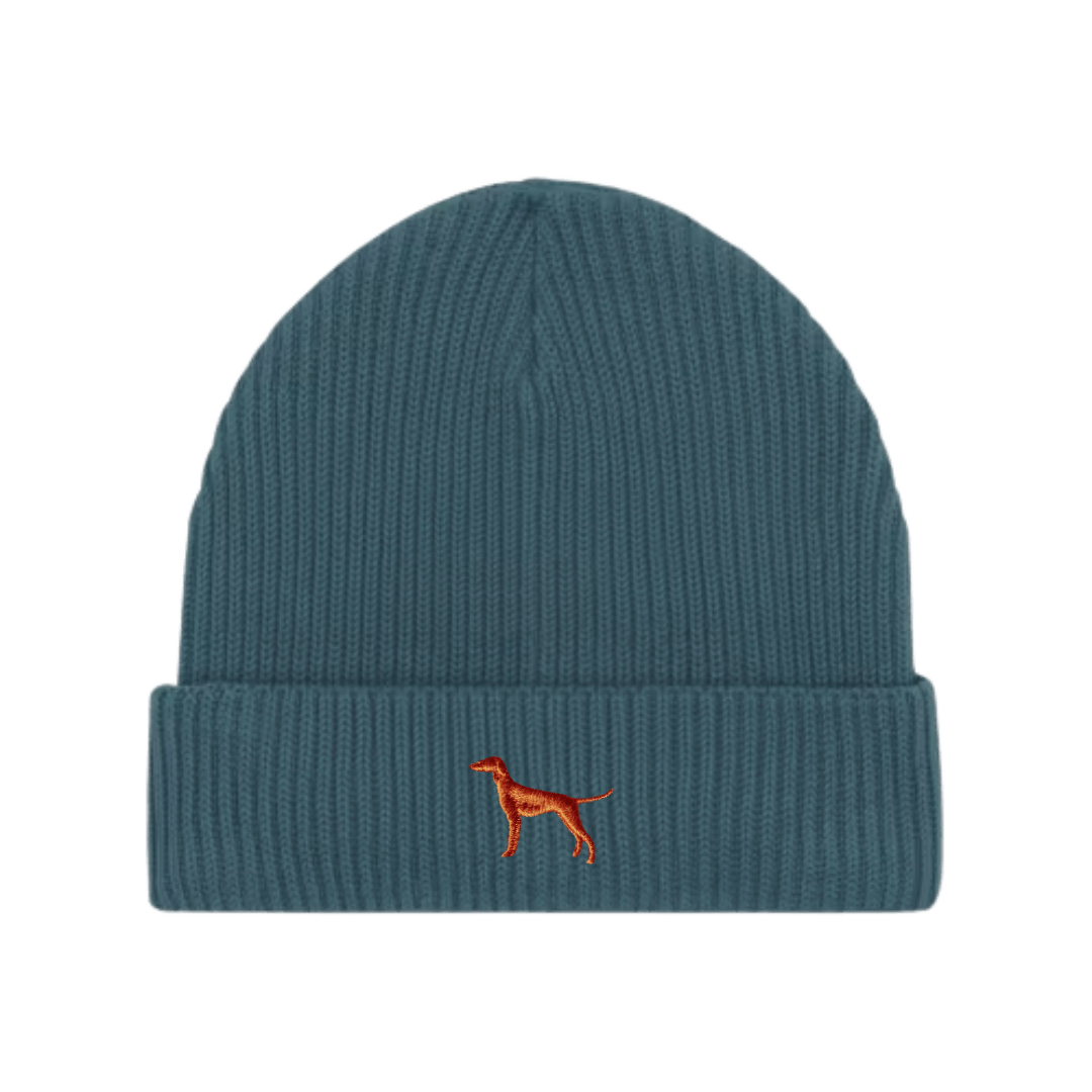 Vizsla / Hundemotiv Wintermütze - mit Stickerei - www.Worldofdogs.store