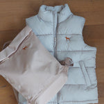 Vizsla / Jagdhunde Daunen Weste - beige - www.Worldofdogs.store