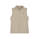 Beige Steppweste mit Vizsla Stickerei für Hundeliebhaber