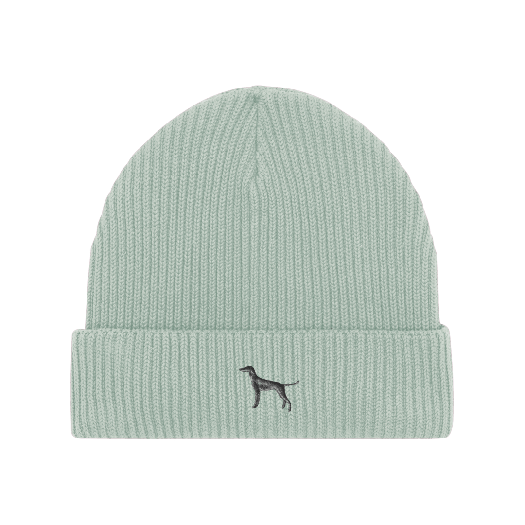 Weimaraner Mütze mit Stickerei – Unisex Beanie für Hundefreunde - www.Worldofdogs.store
