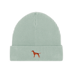 Wintermütze - Hellblau mit Stickerei - www.Worldofdogs.store